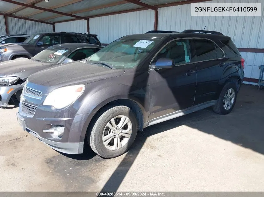 2015 Chevrolet Equinox 2Lt VIN: 2GNFLGEK4F6410599 Lot: 40283514