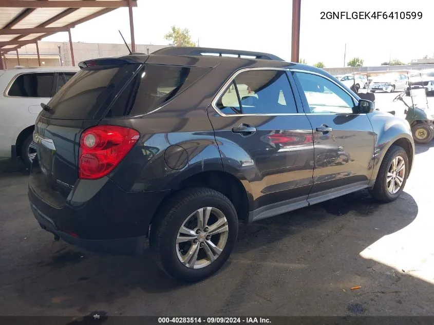 2015 Chevrolet Equinox 2Lt VIN: 2GNFLGEK4F6410599 Lot: 40283514