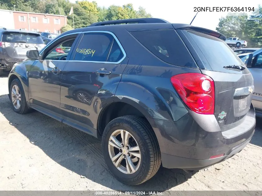 2GNFLFEK7F6364194 2015 Chevrolet Equinox Lt