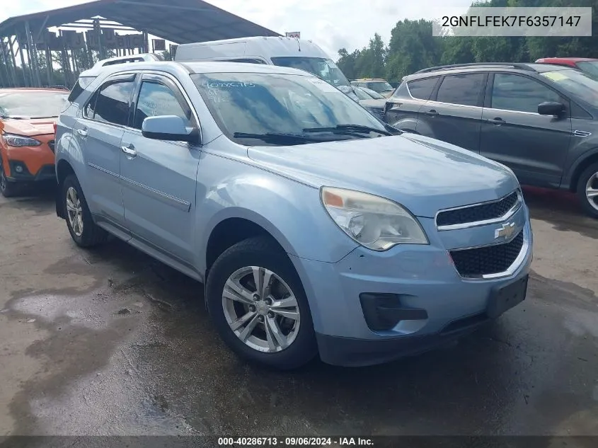 2GNFLFEK7F6357147 2015 Chevrolet Equinox 1Lt