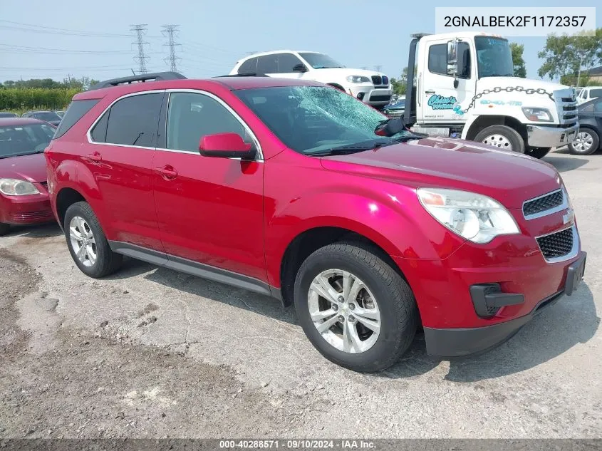 2015 Chevrolet Equinox 1Lt VIN: 2GNALBEK2F1172357 Lot: 40288571