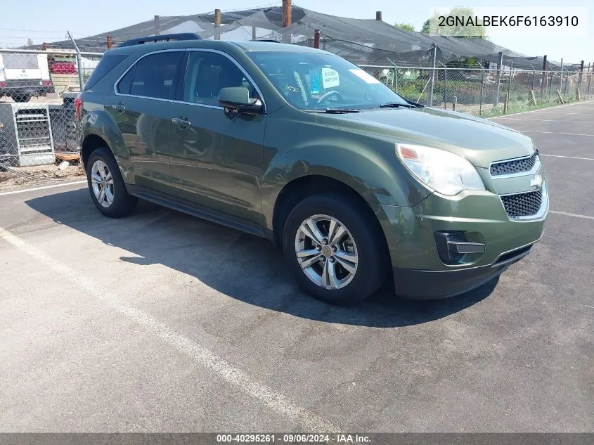 2015 Chevrolet Equinox 1Lt VIN: 2GNALBEK6F6163910 Lot: 40295261