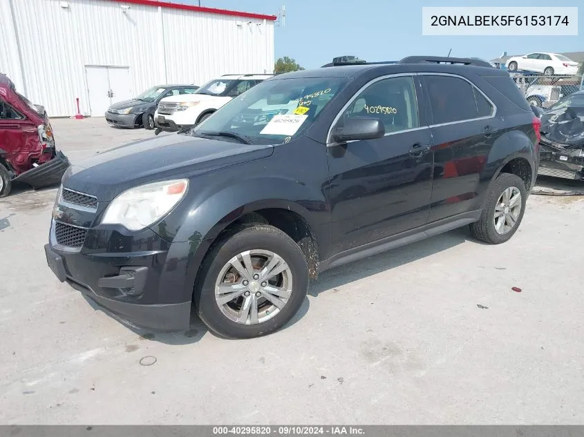 2015 Chevrolet Equinox Lt VIN: 2GNALBEK5F6153174 Lot: 40295820