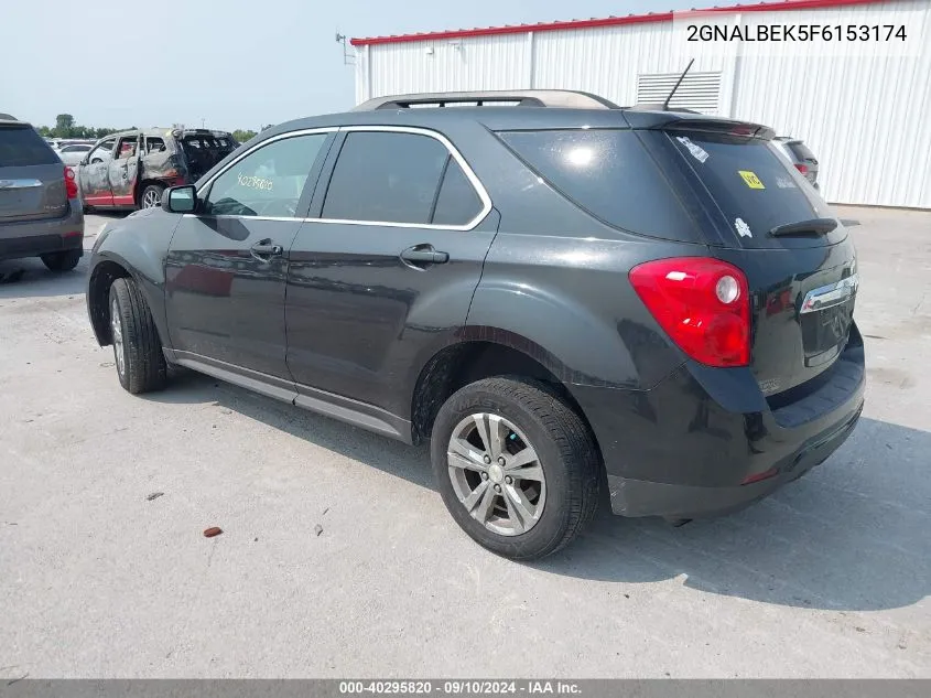 2015 Chevrolet Equinox Lt VIN: 2GNALBEK5F6153174 Lot: 40295820