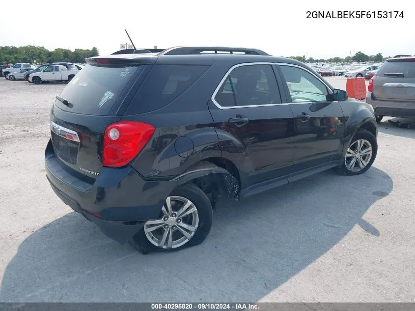 2015 Chevrolet Equinox Lt VIN: 2GNALBEK5F6153174 Lot: 40295820