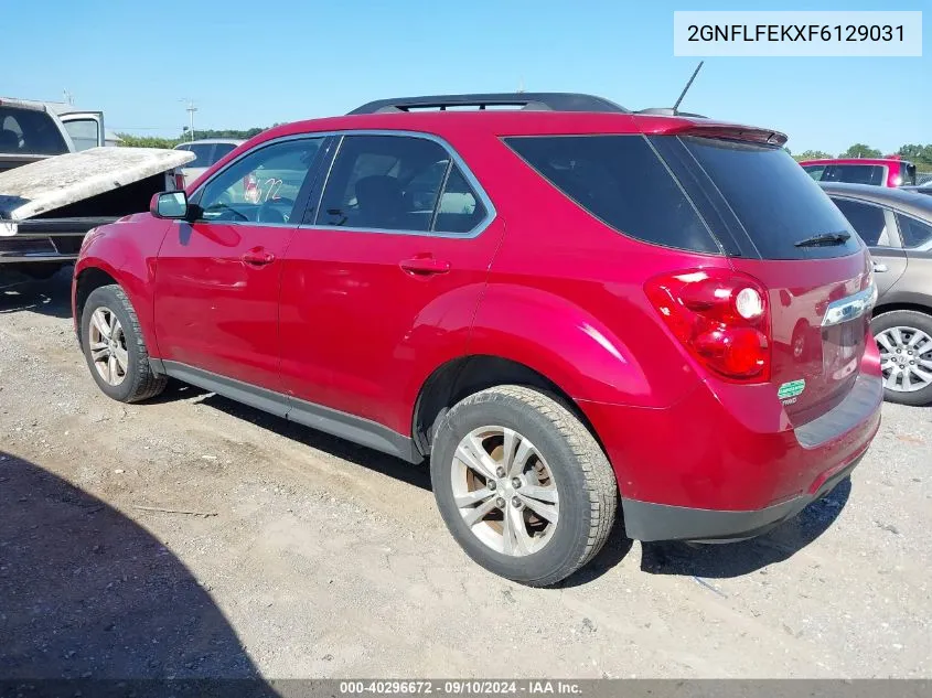 2015 Chevrolet Equinox Lt VIN: 2GNFLFEKXF6129031 Lot: 40296672