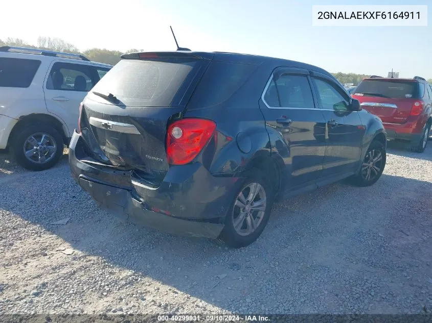 2015 Chevrolet Equinox Ls VIN: 2GNALAEKXF6164911 Lot: 40299931