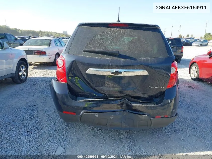 2015 Chevrolet Equinox Ls VIN: 2GNALAEKXF6164911 Lot: 40299931