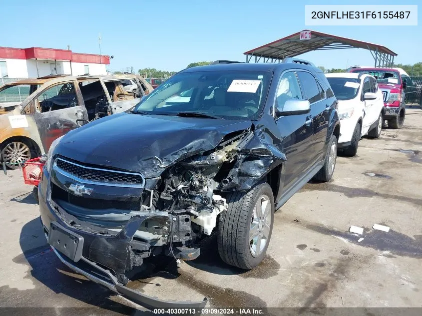 2GNFLHE31F6155487 2015 Chevrolet Equinox Ltz