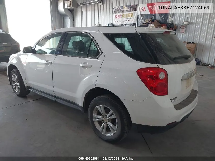 1GNALAEK8FZ124069 2015 Chevrolet Equinox Ls