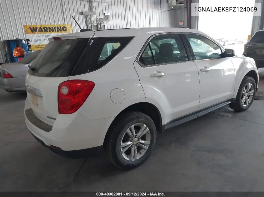 1GNALAEK8FZ124069 2015 Chevrolet Equinox Ls