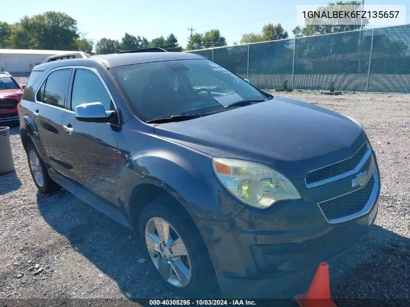 1GNALBEK6FZ135657 2015 Chevrolet Equinox 1Lt