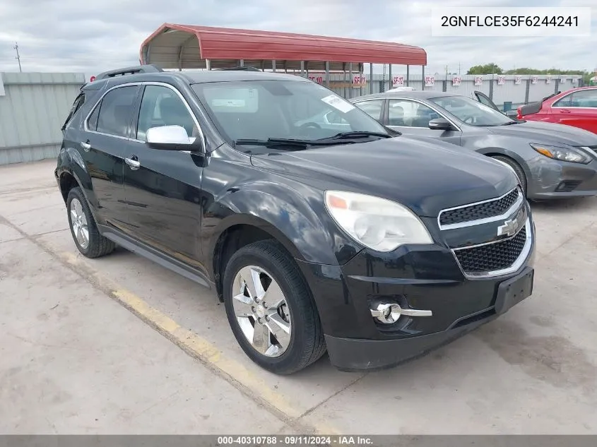 2015 Chevrolet Equinox 2Lt VIN: 2GNFLCE35F6244241 Lot: 40310788