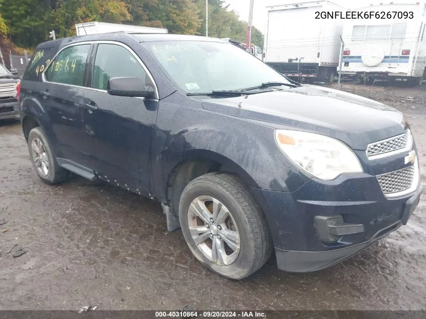 2015 Chevrolet Equinox Ls VIN: 2GNFLEEK6F6267093 Lot: 40310864