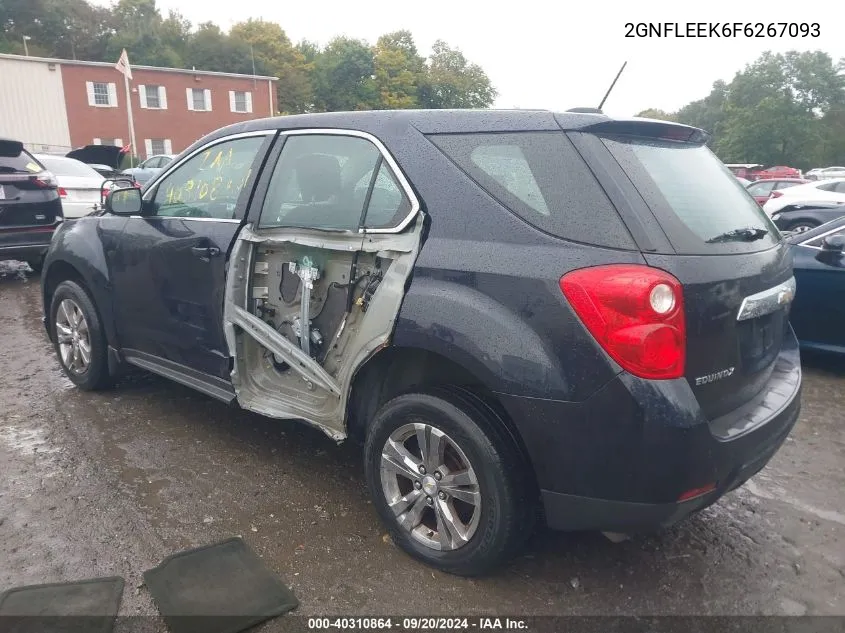 2015 Chevrolet Equinox Ls VIN: 2GNFLEEK6F6267093 Lot: 40310864