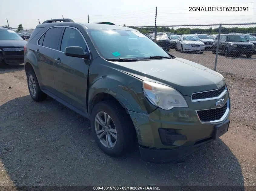 2015 Chevrolet Equinox 1Lt VIN: 2GNALBEK5F6283391 Lot: 40315788