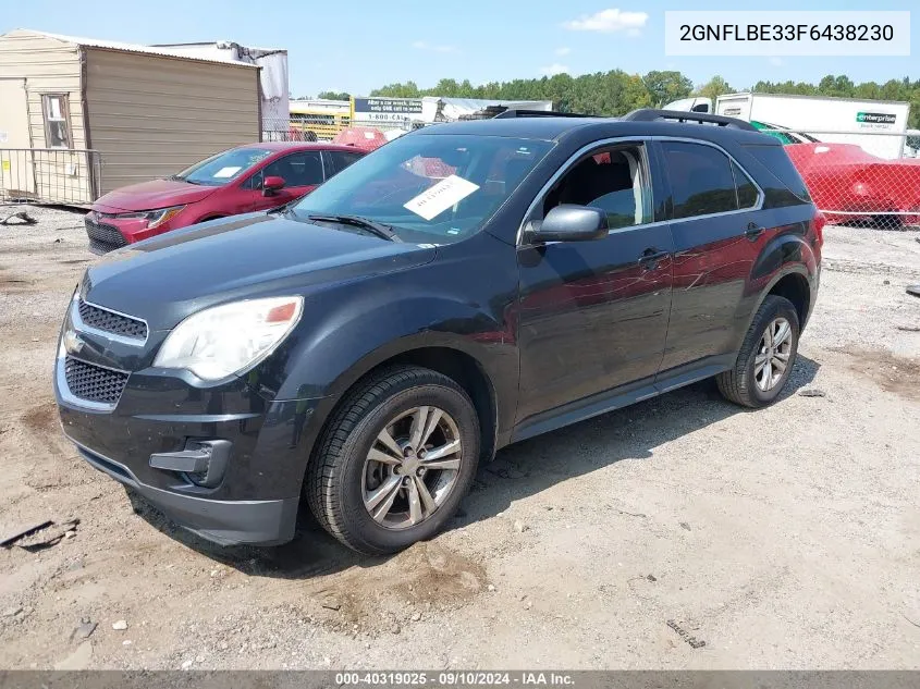 2015 Chevrolet Equinox 1Lt VIN: 2GNFLBE33F6438230 Lot: 40319025