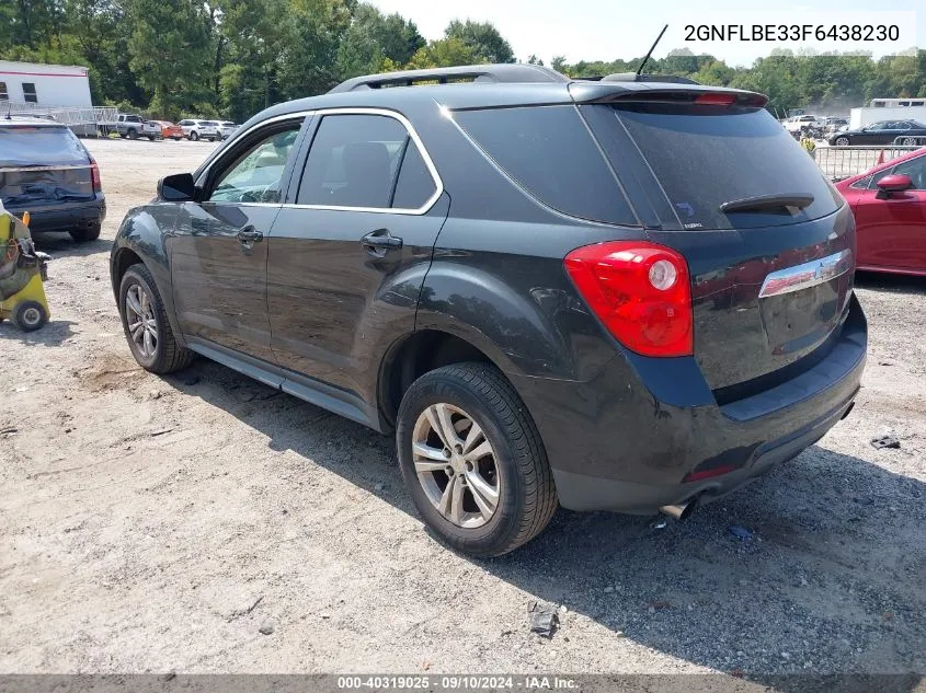 2GNFLBE33F6438230 2015 Chevrolet Equinox 1Lt