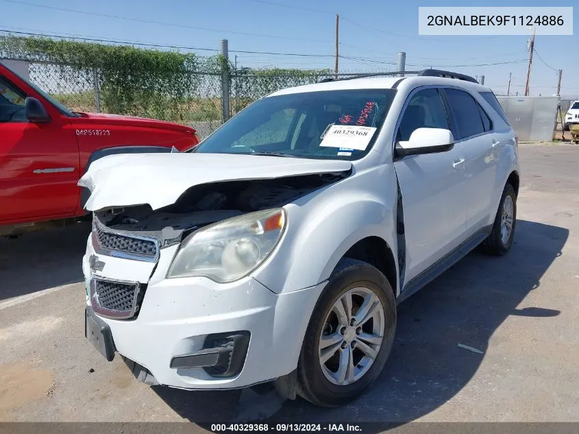 2015 Chevrolet Equinox Lt VIN: 2GNALBEK9F1124886 Lot: 40329368