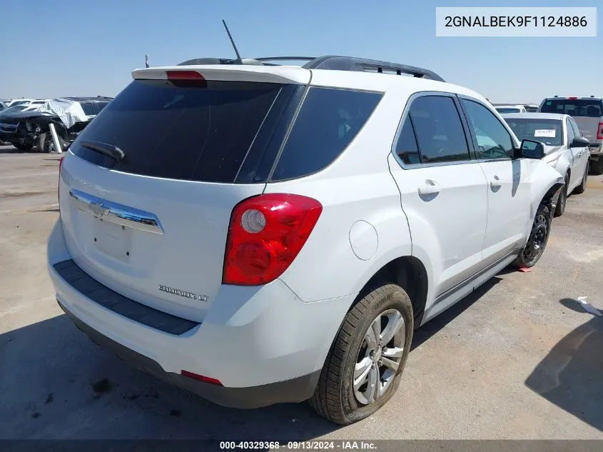 2015 Chevrolet Equinox Lt VIN: 2GNALBEK9F1124886 Lot: 40329368