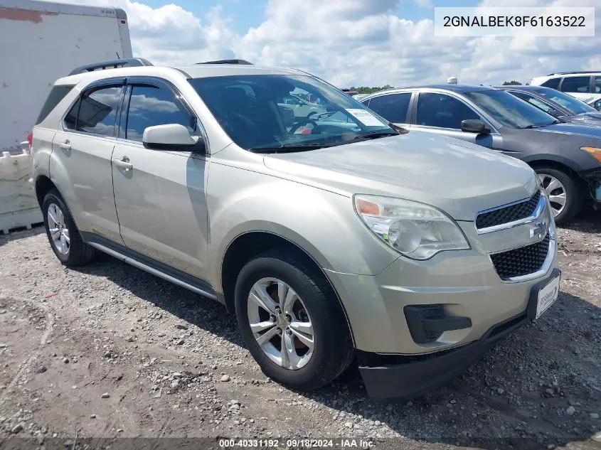 2015 Chevrolet Equinox 1Lt VIN: 2GNALBEK8F6163522 Lot: 40331192