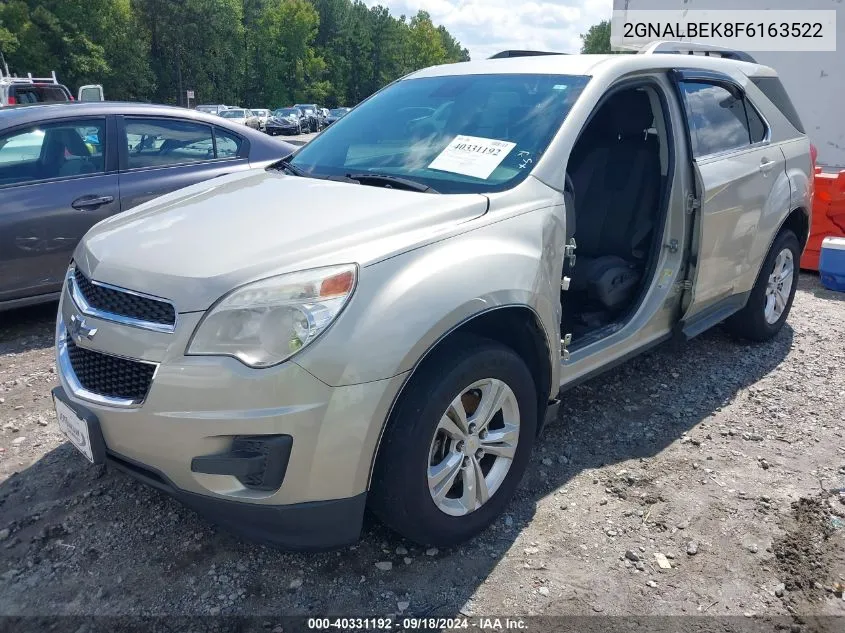 2015 Chevrolet Equinox 1Lt VIN: 2GNALBEK8F6163522 Lot: 40331192