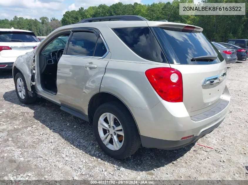 2015 Chevrolet Equinox 1Lt VIN: 2GNALBEK8F6163522 Lot: 40331192