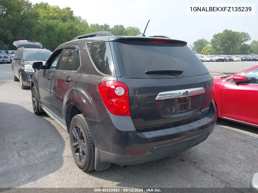 2015 Chevrolet Equinox 1Lt VIN: 1GNALBEKXFZ135239 Lot: 40332663