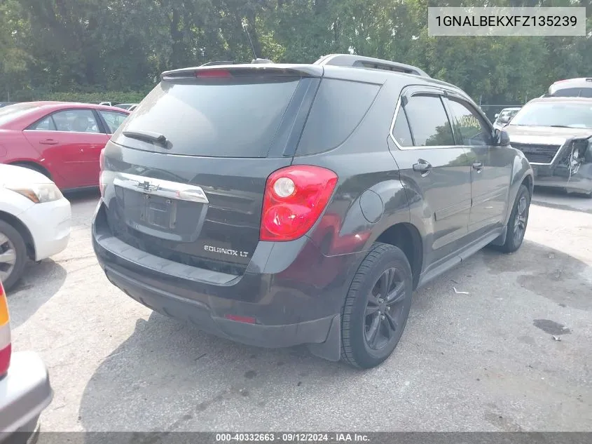 2015 Chevrolet Equinox 1Lt VIN: 1GNALBEKXFZ135239 Lot: 40332663