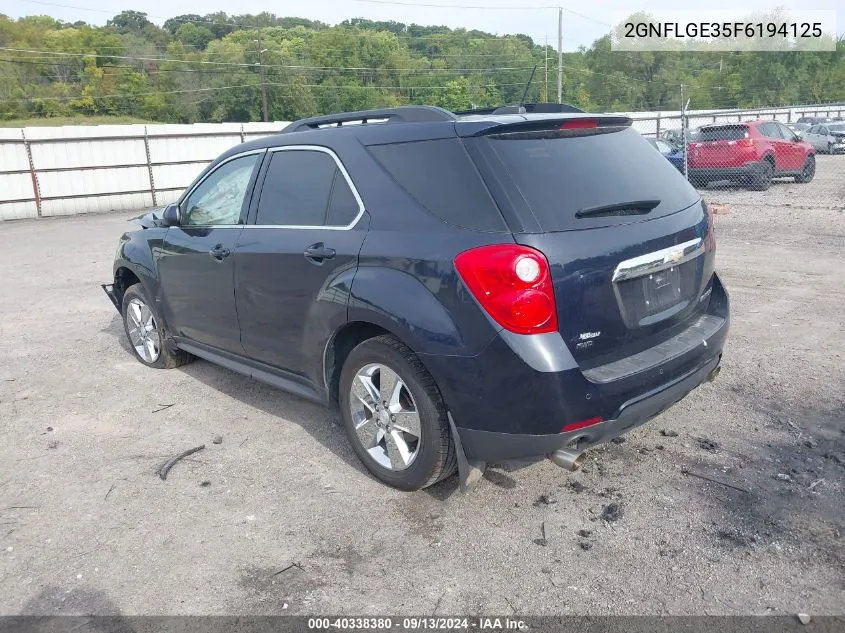 2GNFLGE35F6194125 2015 Chevrolet Equinox Lt