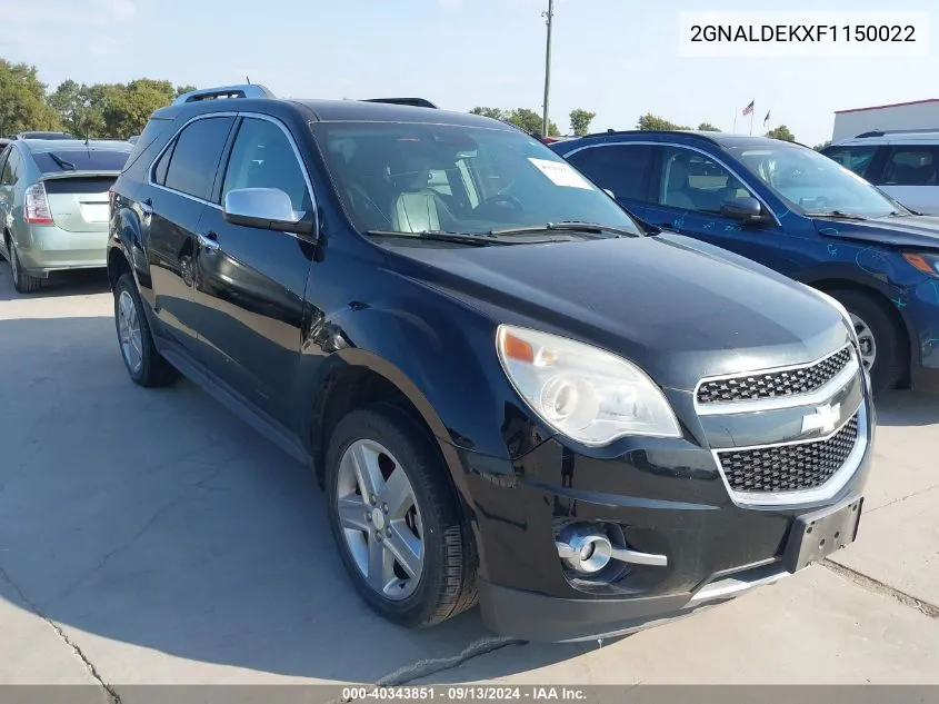 2GNALDEKXF1150022 2015 Chevrolet Equinox Ltz