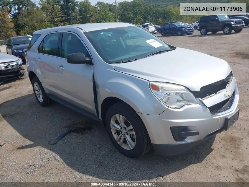 2015 Chevrolet Equinox Ls VIN: 2GNALAEK0F1173906 Lot: 40344345