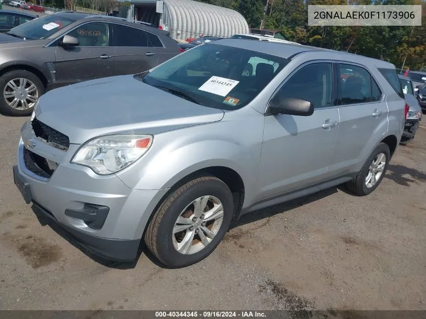 2GNALAEK0F1173906 2015 Chevrolet Equinox Ls