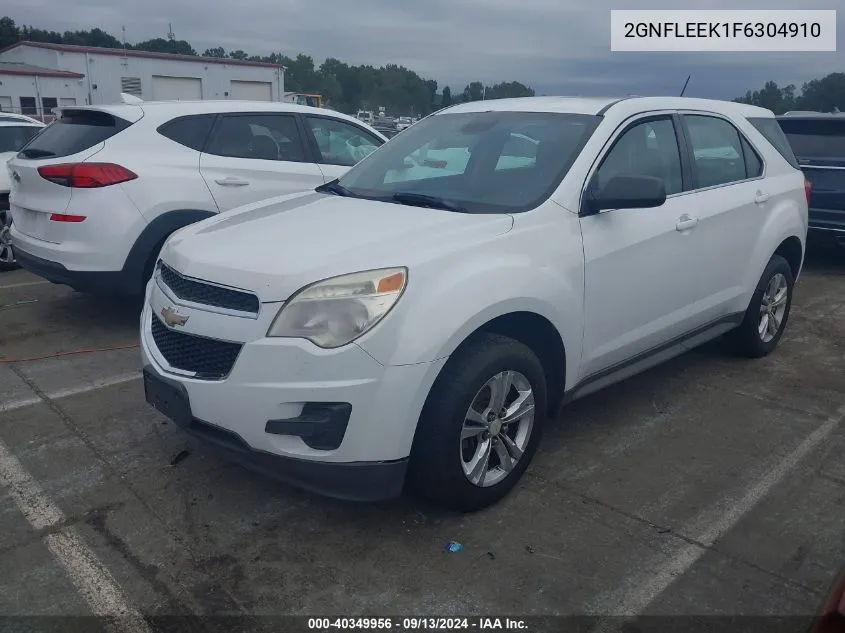 2015 Chevrolet Equinox Ls VIN: 2GNFLEEK1F6304910 Lot: 40349956