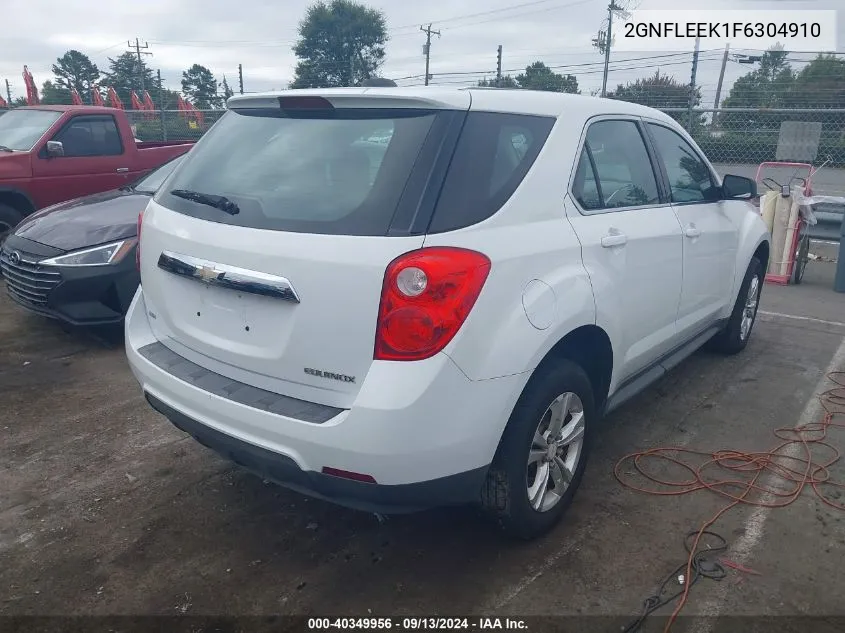 2015 Chevrolet Equinox Ls VIN: 2GNFLEEK1F6304910 Lot: 40349956