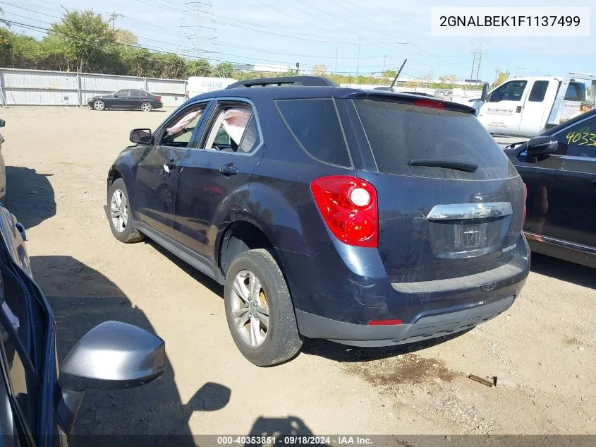 2GNALBEK1F1137499 2015 Chevrolet Equinox Lt