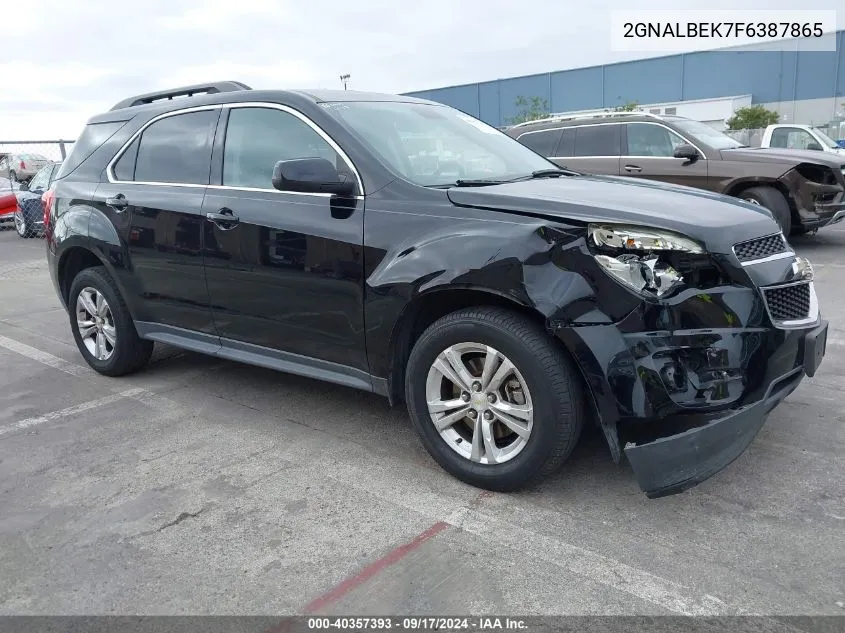 2015 Chevrolet Equinox 1Lt VIN: 2GNALBEK7F6387865 Lot: 40357393