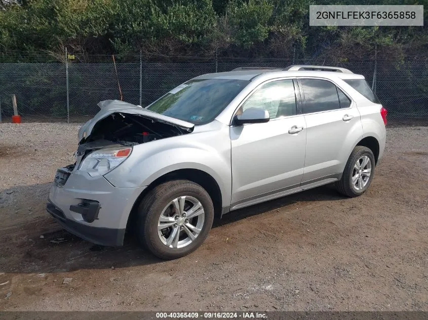 2015 Chevrolet Equinox 1Lt VIN: 2GNFLFEK3F6365858 Lot: 40365409