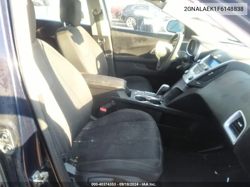 2GNALAEK1F6148838 2015 Chevrolet Equinox Ls