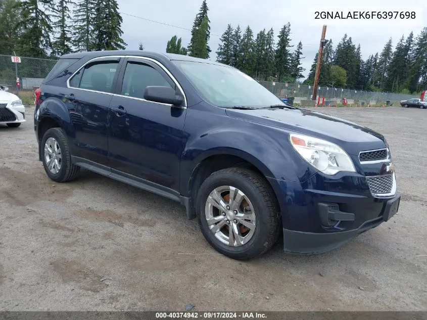 2GNALAEK6F6397698 2015 Chevrolet Equinox Ls