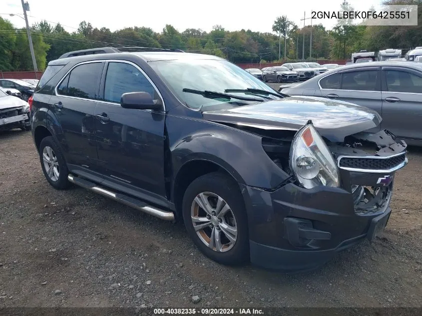 2015 Chevrolet Equinox 1Lt VIN: 2GNALBEK0F6425551 Lot: 40382335