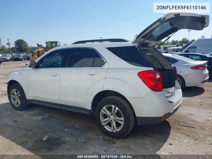 2015 Chevrolet Equinox 1Lt VIN: 2GNFLFEK9F6110146 Lot: 40386585