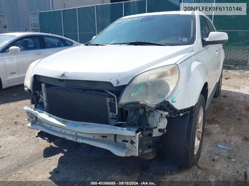 2GNFLFEK9F6110146 2015 Chevrolet Equinox 1Lt