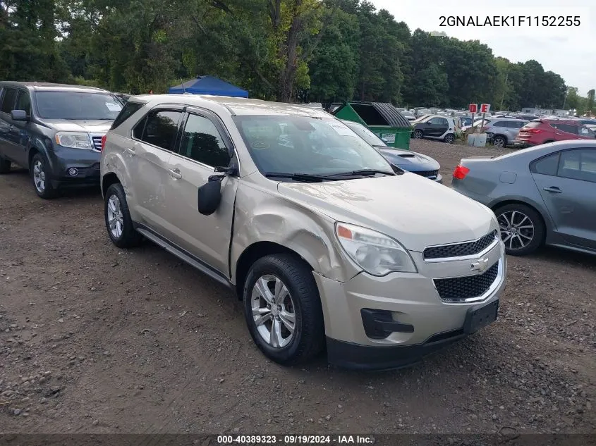 2GNALAEK1F1152255 2015 Chevrolet Equinox Ls