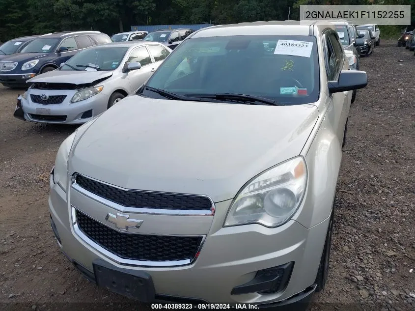 2GNALAEK1F1152255 2015 Chevrolet Equinox Ls