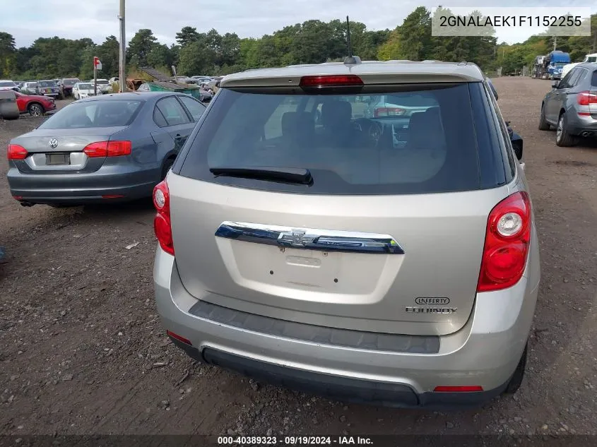 2GNALAEK1F1152255 2015 Chevrolet Equinox Ls