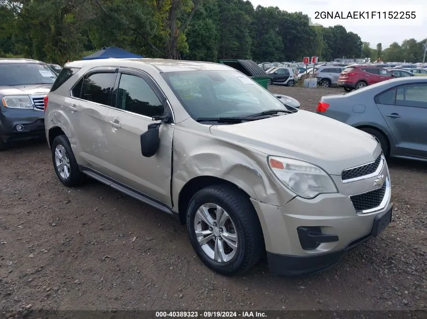 2GNALAEK1F1152255 2015 Chevrolet Equinox Ls