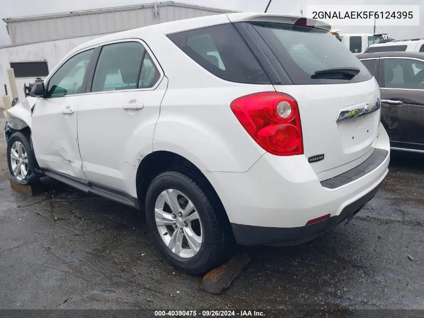 2GNALAEK5F6124395 2015 Chevrolet Equinox Ls