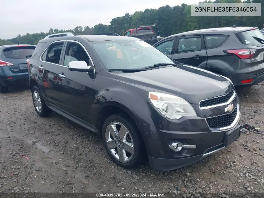 2015 Chevrolet Equinox Ltz VIN: 2GNFLHE35F6346054 Lot: 40393702