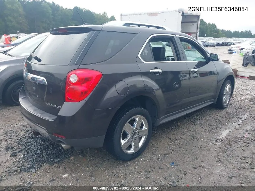 2015 Chevrolet Equinox Ltz VIN: 2GNFLHE35F6346054 Lot: 40393702